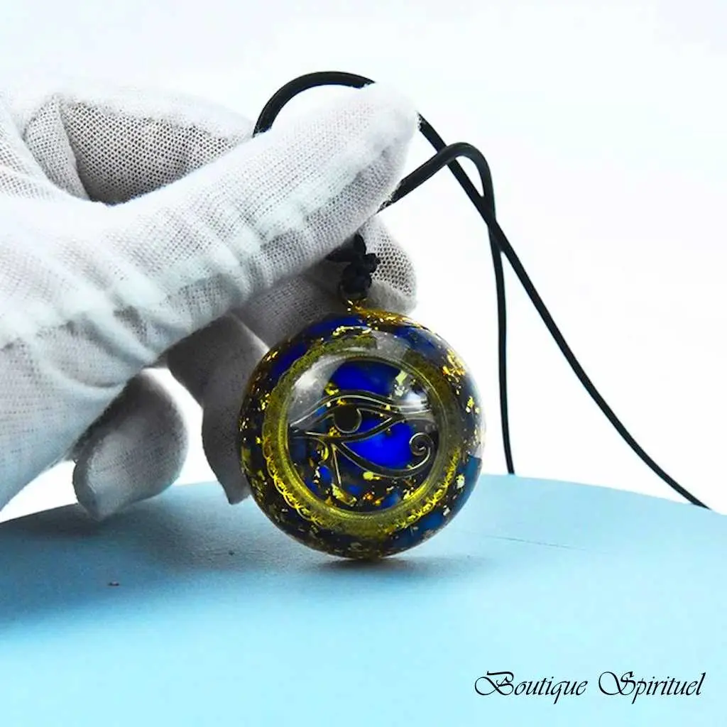 pendentif orgonite au lapis lazuli