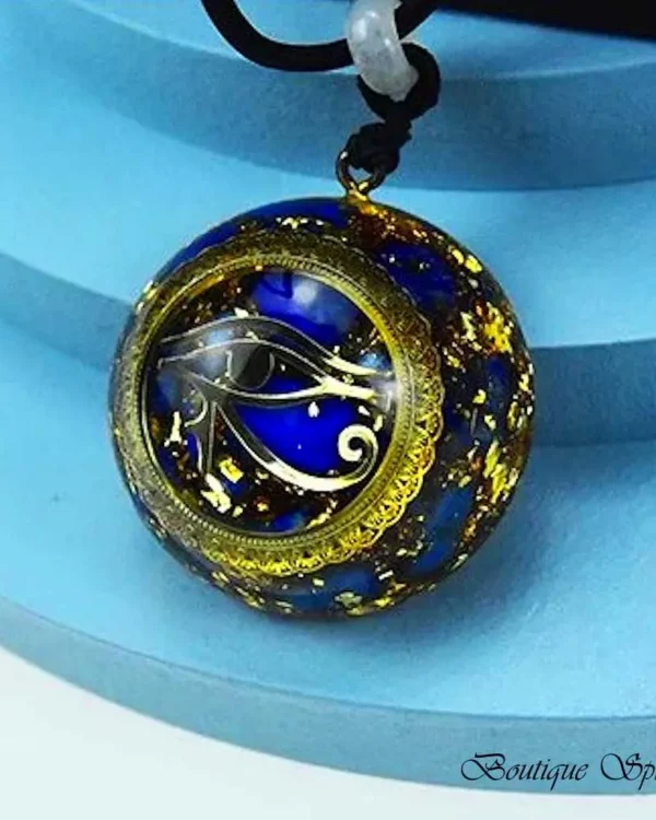pendentif orgonite au lapis lazuli