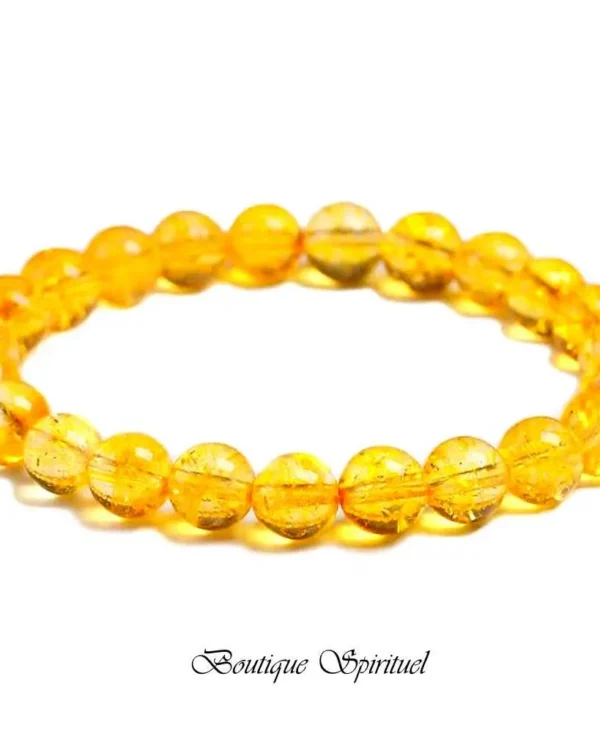 bracelet en citrine