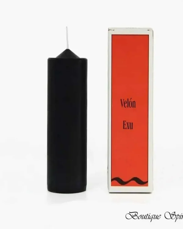 exu noir : la bougie qui coupe, libère et purifie en profondeur
