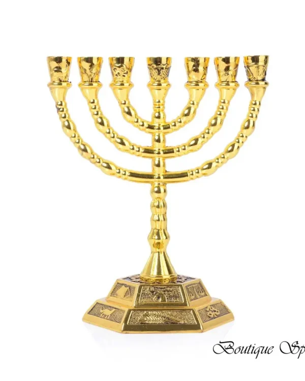 jerusalem temple menorah 7 gold