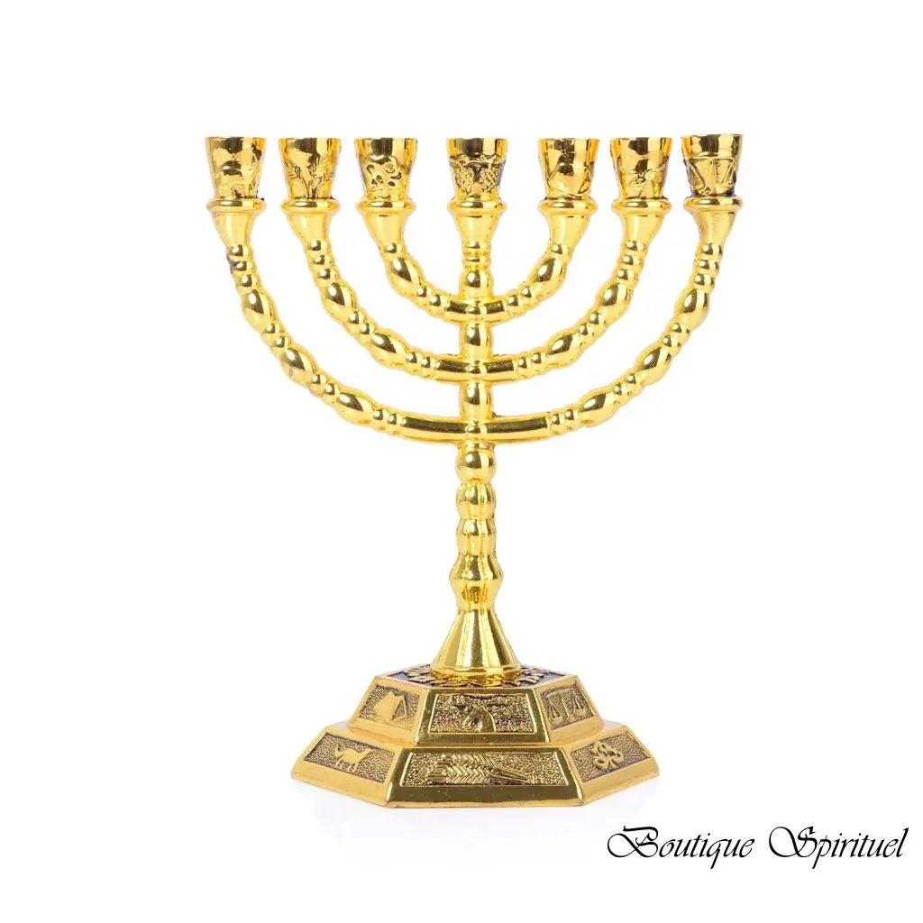 jerusalem temple menorah 7 gold