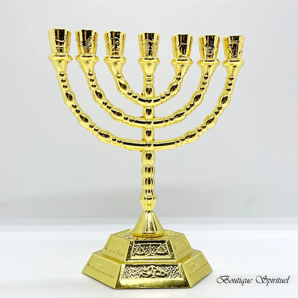 jerusalem temple menorah 7 gold