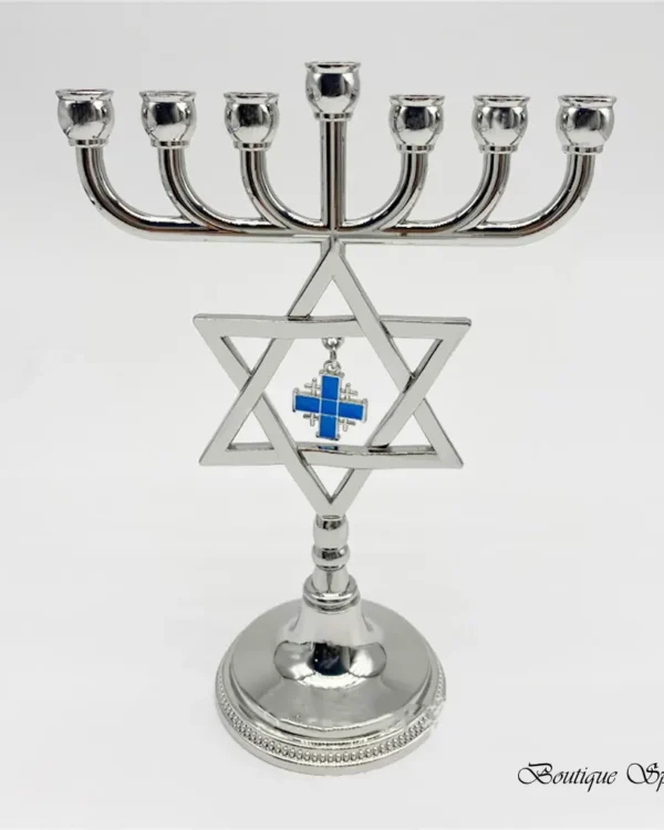 jerusalem temple menorah 7 silver 